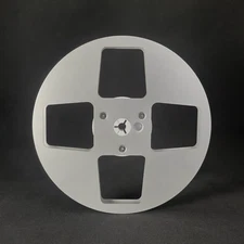 1X Standard Aluminium Silver 7"/178mm Empty Take Up Reels For R2R Tape Recorders