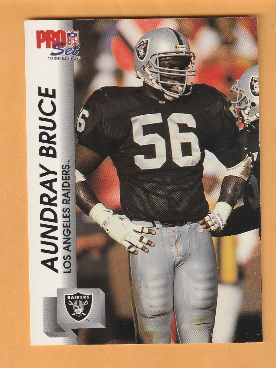 Aundray Bruce Los Angeles Raiders 1992 Pro Set #536 Auburn Tigers 13Y