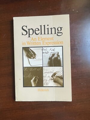 Spelling An Element In Written Expression
