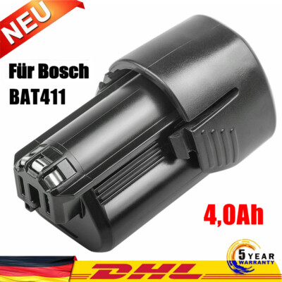 4,8Ah 10.8V/12V Lithium-Ion Akku für Bosch BAT411 BAT412 BAT411A GSA GSR GDR GSB