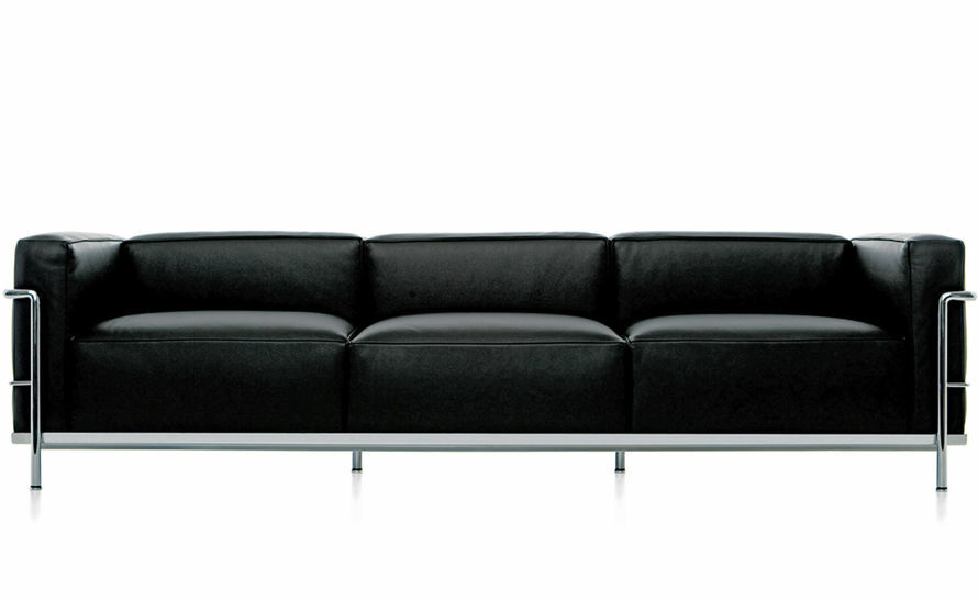 Classic design Le corbusier design LC3 Sofa in PU eco leather