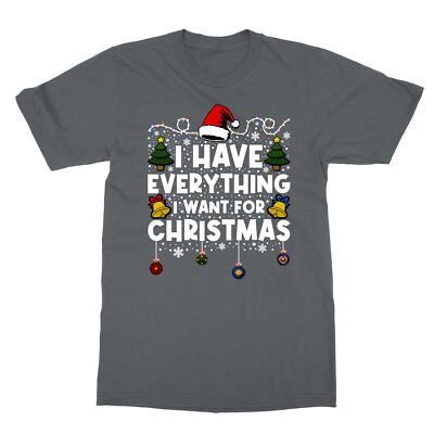I Have Everything I Want For Christmas Xmas Party Unisex T-Shirt