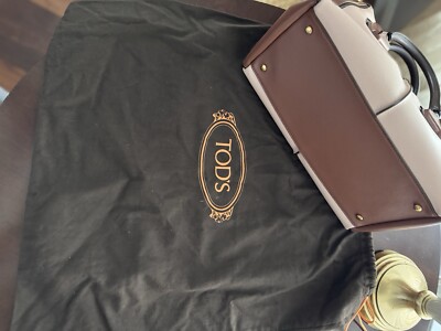 Tod's D-Styling 2-way Handbag Shoulder Bag Zipper Leather