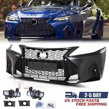 2021+ F-Sport Front Bumper Cover Kit For 2006-2013 Lexus IS250 IS350 Conversion