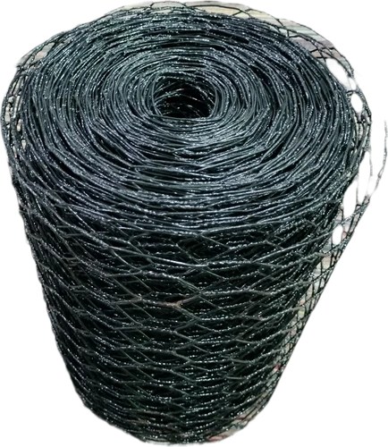 Heavy Duty Black PVC Coated 40mm hex opening Gal Rabbit Chicken Wire Mesh - Picture 1 of 10