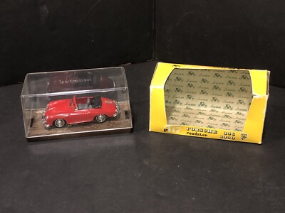 Brumm 1/43 Scale Metal Model - R117 PORSCHE 356 ROADSTER 1950 RED