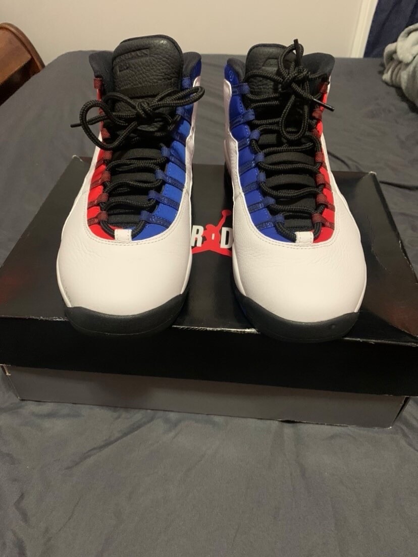 air jordan 10 red and blue