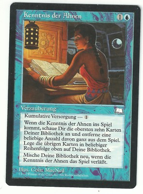 Knowledge of Ancestral Knowledge - WEATHERLIGHT - German (n-mint -)