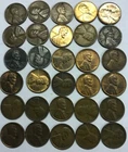 Lincoln Wheat Cents from the 40's - 30 Coins - All Dates and Mintmarks 1940-1949