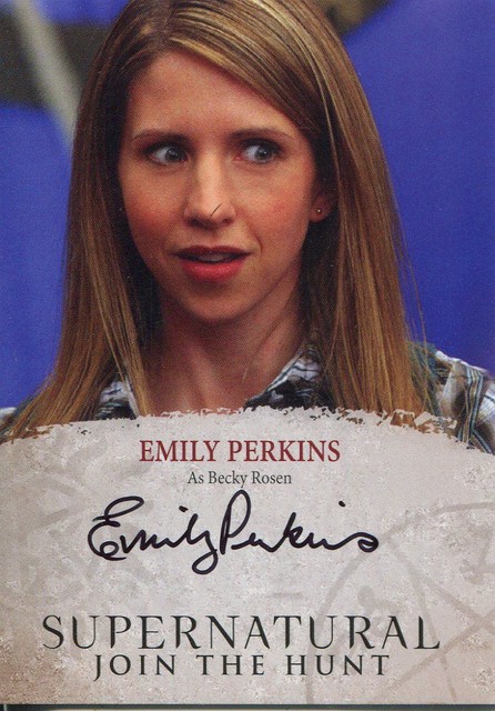 Supernatural Seasons 4-6 Autograph Card EP Emily Perkins ...