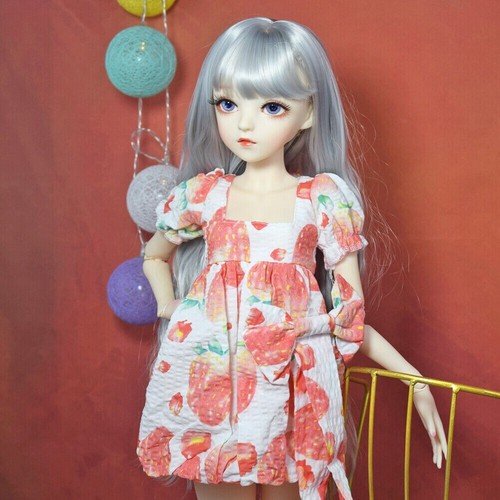 60cm 1/3 BJD Girl Doll + Changeable Eyes + Face Makeup + Clothes + Wigs Full Set - Picture 13 of 17