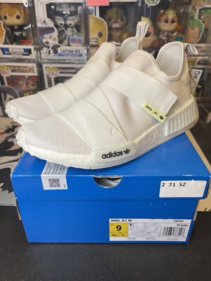 Size 9 - adidas NMD R1 White for sale online | eBay