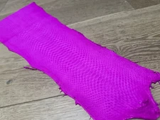 Pink Genuine Python Piece Snakeskin Leather real hide snake skin Ratle Boa 391