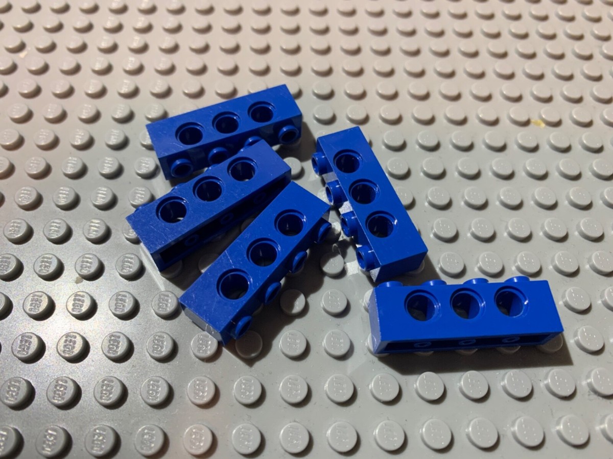 LEGO Parts 3701 (5pcs) Technic, Brick 1x4 with Holes Choose Color
