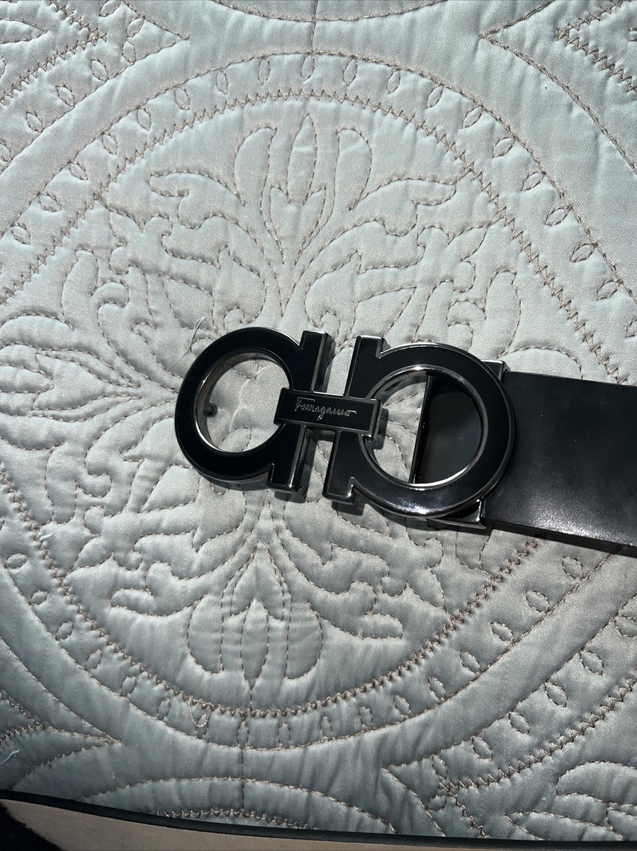 【SALE】 Salvatore Ferragamo ベルト 黒 FERRAGAMO フェラガモ ベルト 001 NERO/002 HICKORY 艶有