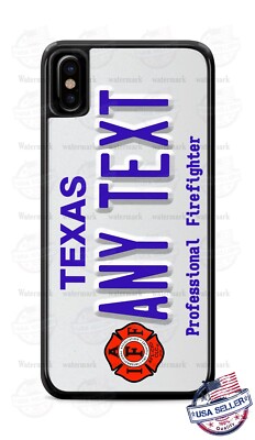 Texas Professional Firefighter Phone Case For iPhone i14 Samsung A14 A54 Google