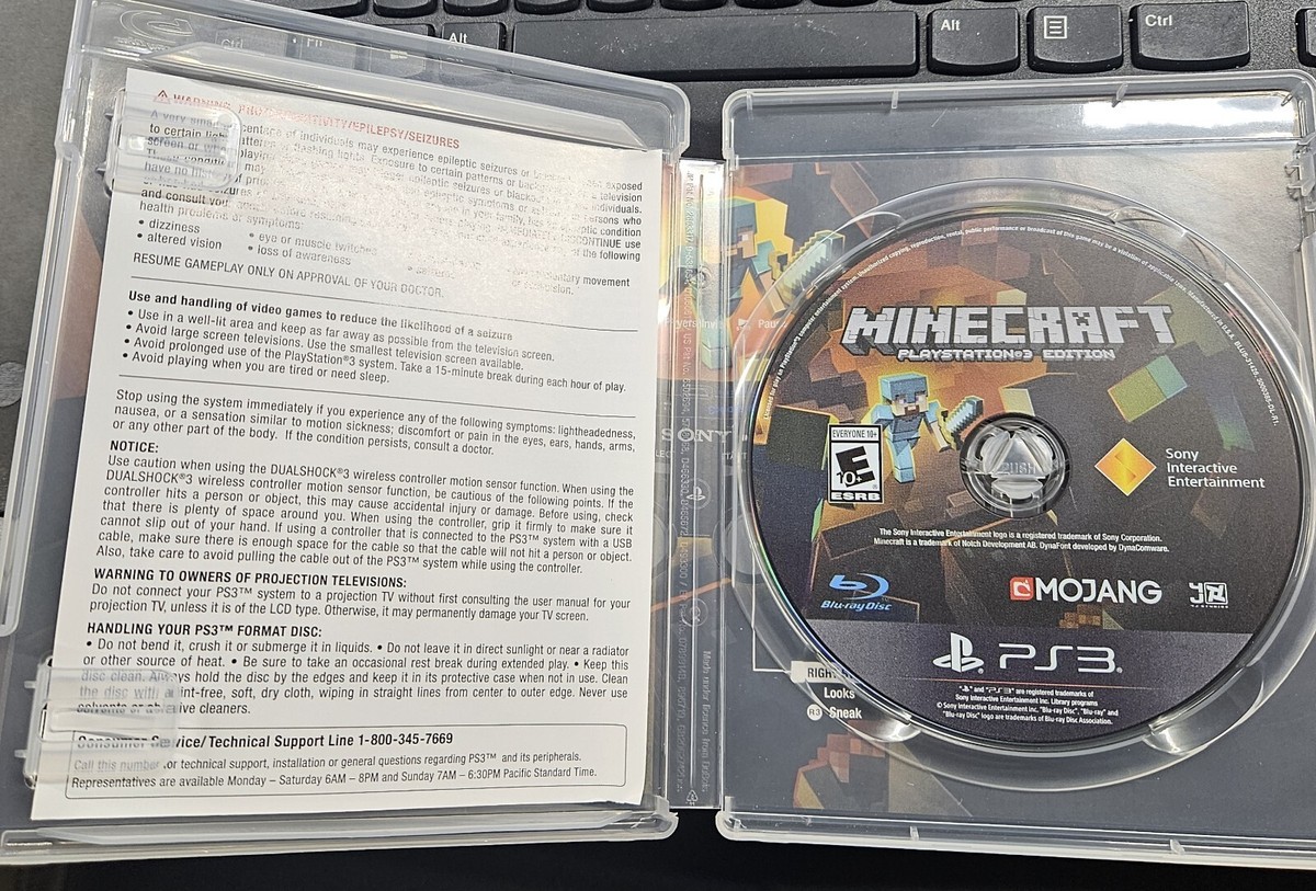 Minecraft PlayStation 3 Edition (PS3) GOOD 711719051329| eBay