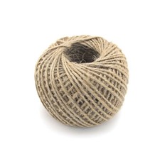 JubileeYarn Natural Jute Twine Craft String, 1mm Thick, 225 Feet Per Ball