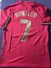 Cristiano Ronaldo Signed Autograph Portugal SOCCER Jersey Beckett BAS COA J13