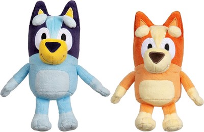 Bluey & Bingo 2er Pack 20cm Plüsch Offiziell Sammlerstück Kuscheltier
