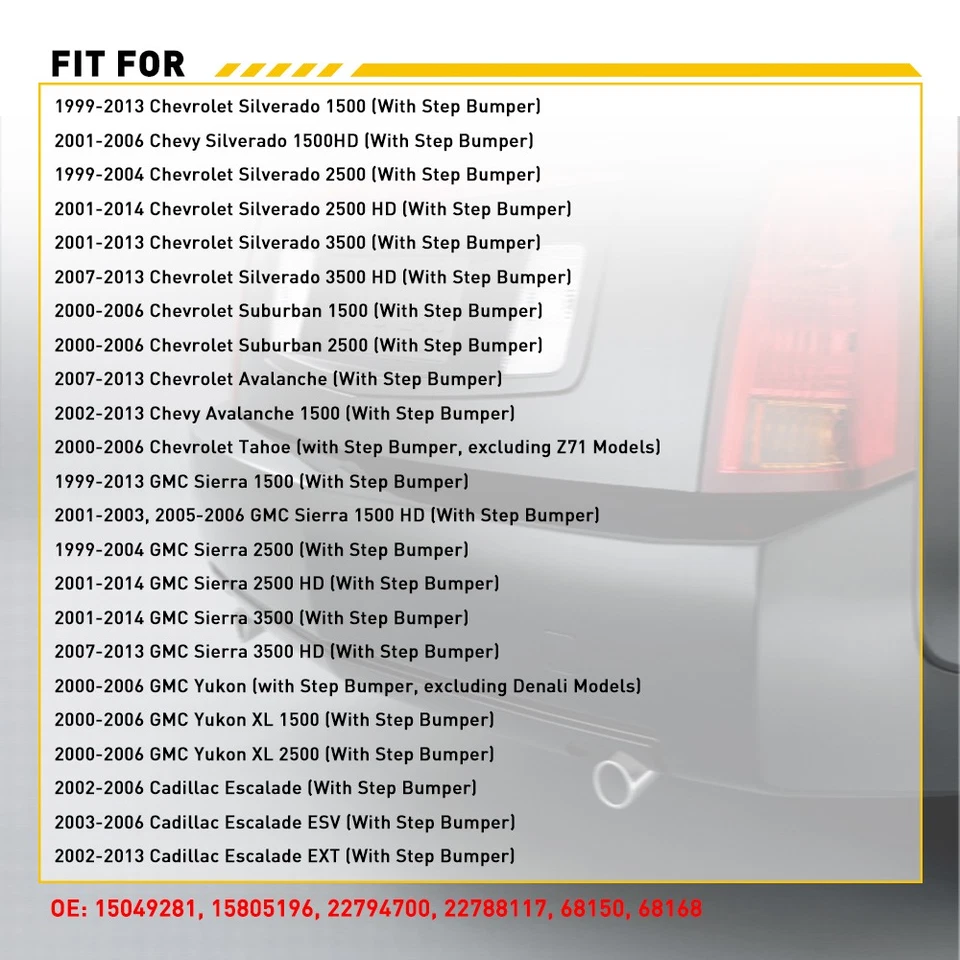 Luz de matrícula LED roja tubo DRL para Silverado para Sierra 1500 2500 1/2 juego Foto 3 de 4