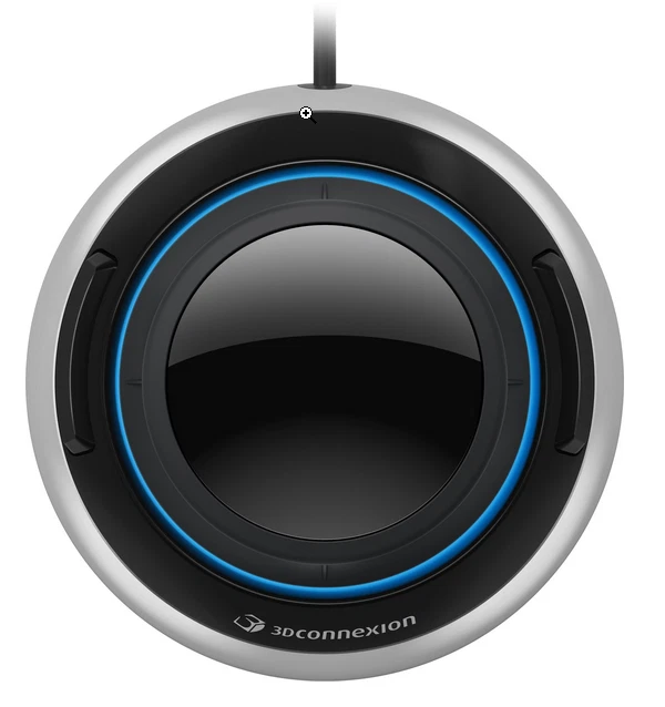 3Dconnexion SpaceMouse Compact 3D-Maus - Schwarz/Silber (3DX-700059) - Bild 4 von 4