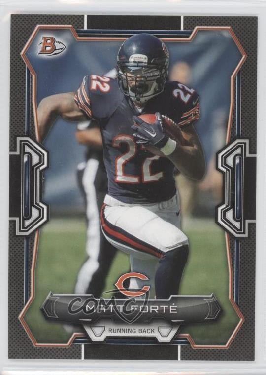 2015 Bowman Black Matt Forte #10 0a1
