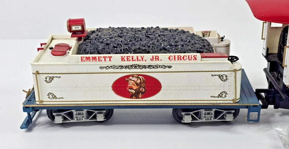 Bachmann G Scale Emmett Kelly Jr Circus #49 Steam Locomotive & Tender - Image 3 of 4