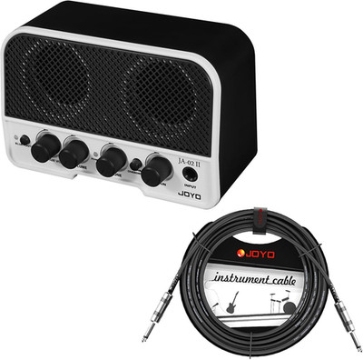 JA-02 II Bluetooth Combo Guitar Amplifier and CM-04 15 Feet Professional Audio I