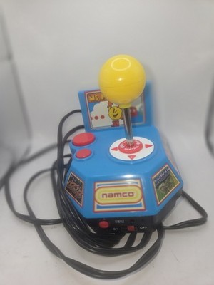 Namco Ms. Pac-Man Plug & Play TV Game Blue Joystick Controller Console