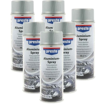 Aluminium Spray Presto 6x 400ml.