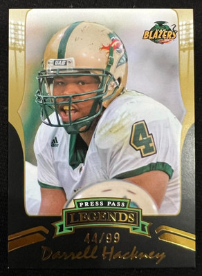 DARRELL HACKNEY 2006 Press Pass Legends Gold #G42 UAB Blazers RC #44/99