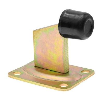 Gate End Stop Floor Sliding Gate Stop with Base Heavy Duty Gate Stopper Mount...