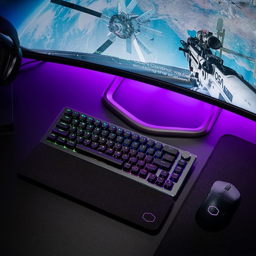 CK721 65% Hybrid Wireless 2.4GHz/Bluetooth Space Gray Mechanical Gaming Keybo... - Picture 9 of 9