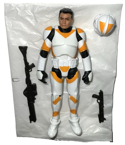 Star Wars Phase II CLONE TROOPER C 3.75" Figure Orange 212th Vintage Collection