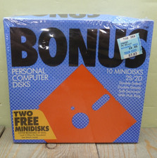 BONUS Verbatim Floppy Disk 10 Microdisks MF2-...