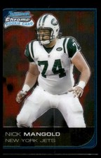 Nick Mangold Rookie RC 2006 Bowman Chrome #110 New York Jets