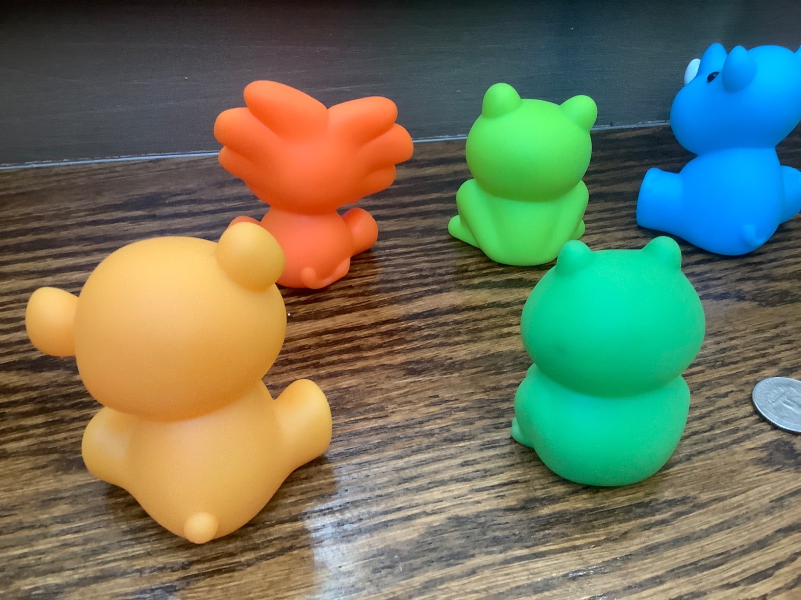 Infantino Rubber Animal Bath Tub Toys - (Mixed Lot of 8)