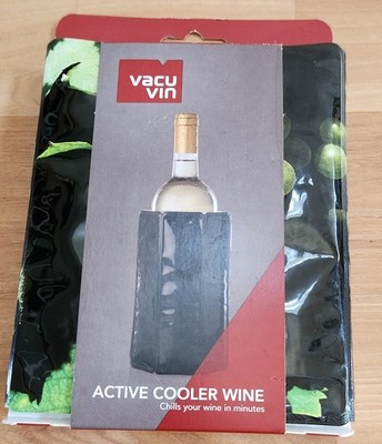 Vacu Vin Active Cooler Wine Cooling Sleeve. New in Package. Chills in minutesVac