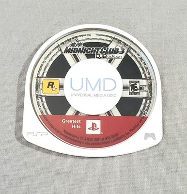 Midnight Club 3 Dub Edition (PSP PlayStation Portable 2005) UMD Disc Only Tested