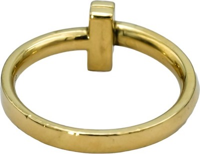 TIFFANY & CO. 18k Yellow Gold Tiffany T1 Ring Size 6.25 w/ Pouch