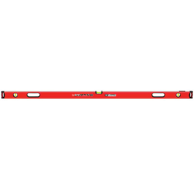 96 In. Professional Magnetic Aluminum Box Level with Magnified Vial and Plumb Si