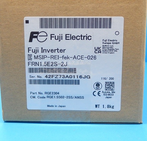 FRN1.5E2S-2J Inverter 1.5Kw Fuji Electric Unused item Quality assurance