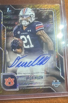 2025 Bowman University Chrome - Chrome Prospect Autographs Durell Robinson #BCA-