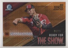 2019 Bowman Mega Box Orange Mojo Refractor 24/25 Nick Senzel #RFTS-9 5l1