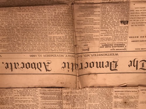 2 THE DEMOCRACY ADVOCATE 1888 & 1890 AND 1937 THE TIMES WESTMINSTER MD. - Bild 3 von 4
