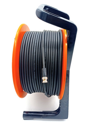 Neutrik 100m BNC HD-SDI Kabel, 1,5G auf Schill IT 266.RM Kabeltrommel