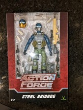 Valaverse Action Force STEEL BRIGADE 03-04  Female  Troop Figure. Brand New