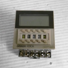 Omron H3CA-A Solid State Digital Timer 24-240VAC with Dayton 6X156E Relay Socket