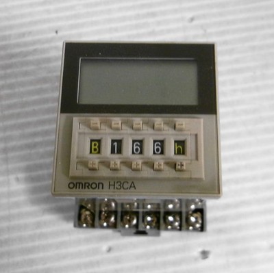 Omron H3CA-A Solid State Digital Timer 24-240VAC with Dayton 6X156E Relay Socket